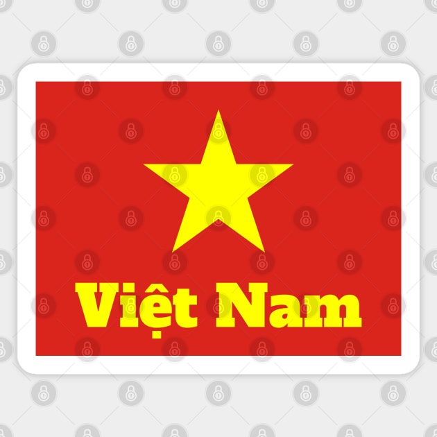 Vietnam in Vietnamese Flag Sticker by aybe7elf